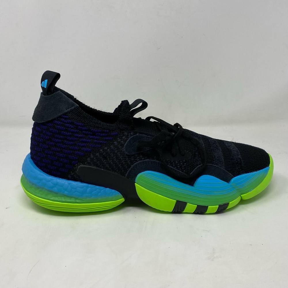Adidas Trae Young 2.0 Basketball Shoes Men's Size 11.5 Black/ Blue /Green